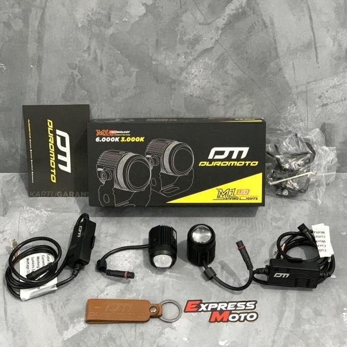 CR - Lampu Tembak Duromoto M3 M1 X1 Universal + Saklar Original TERLARIS