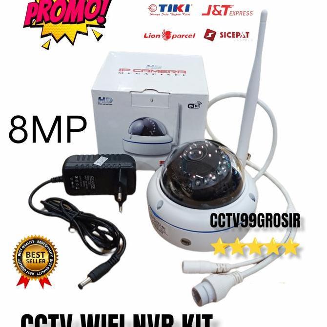 TERMURAH - Ip Kamera Indoor NVR Kit 8MP Full HD Khusus Nvr kit Ip Pro