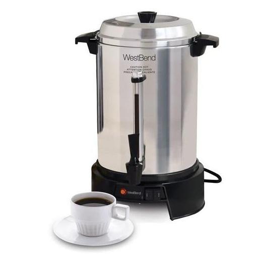 Westbend 55 Cup Commercial Coffee Urn - 2 pin plug (58015VF)