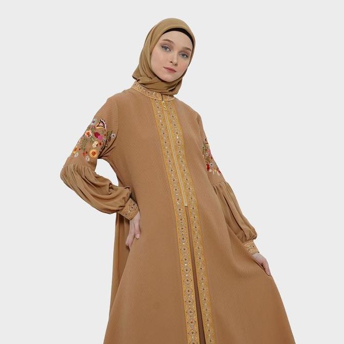 Hikmat A9927 - Fioria Drape Gamis Abaya Wanita