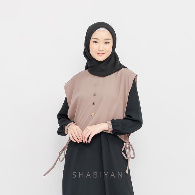 Shabiyan-416 Gamis Remaja Perempuan Wollycrepe Polos