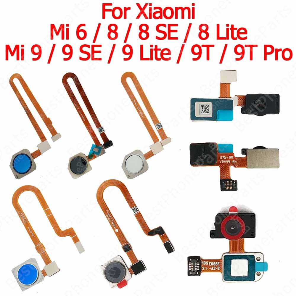Sensor Sidik Jari Kunci Pengembalian Baru Untuk Xiaomi Mi 8 SE 9 Lite 6 9T Pro Mi6 MI8 Mi9 Kabel Fle