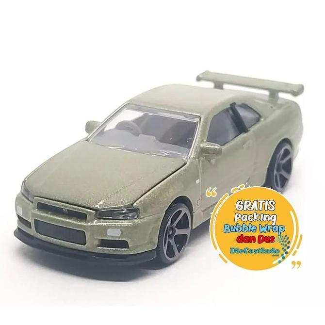 Majorette Japan Series Nissan Skyline GT-R R34 Hijau