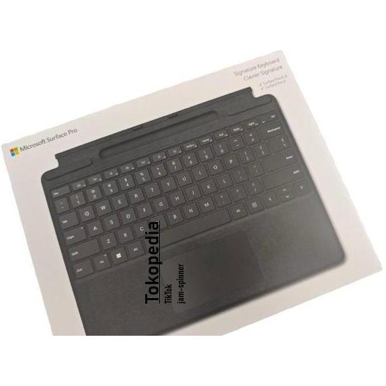 Keyboard Microsoft Surface Pro 11 10 9 8 X keyboard surface microsoft Original Asli Ori Warna Hitam 