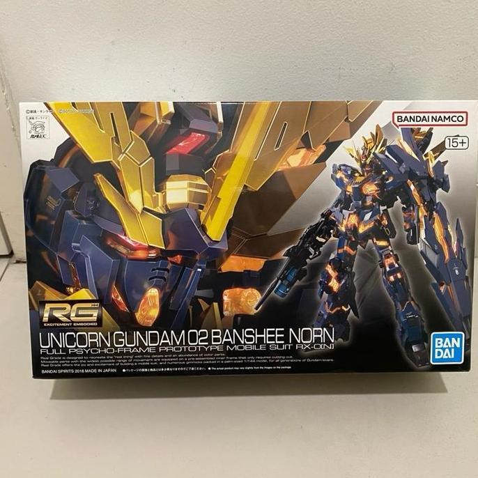 GUNDAM RG 1/144 UNICORN BANSHEE NORN BARU MIB