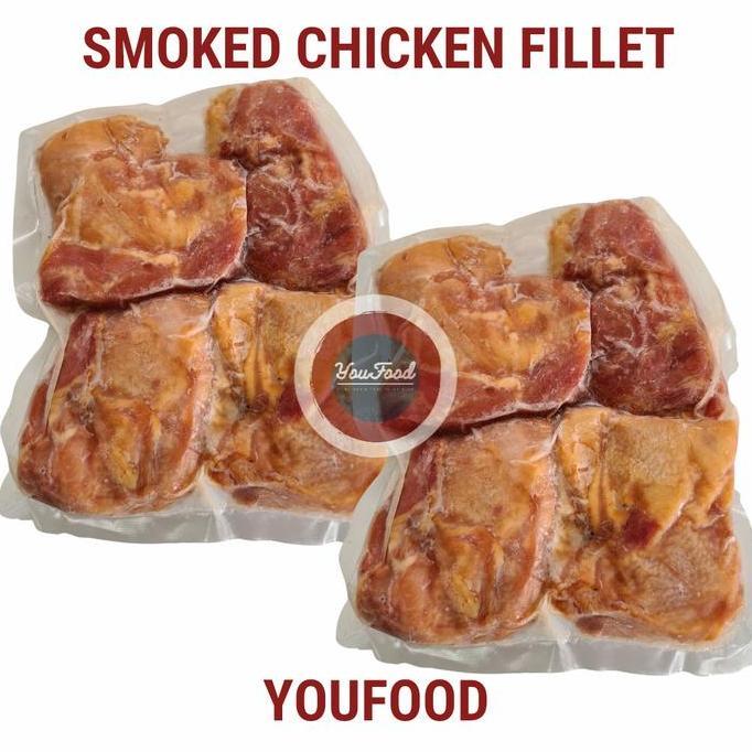 1dozzketer - Smoked Chicken Leg Fillet 1kg - Daging Asap Paha Ayam