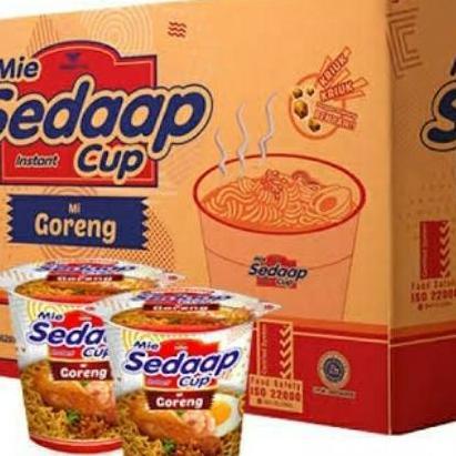 Mie Sedaap Sedap Cup Goreng 1 Dus Isi 12