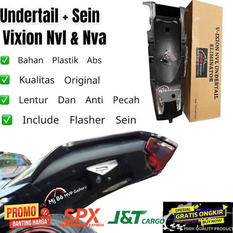 Promo AKAI Racing Undertail Fender Sein LED Vixion 2013-2015 Selancar Vixion Nvl / Advance - RO30-03