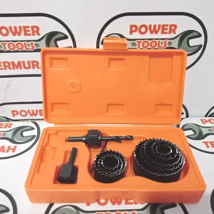 Hole Saw Set 11 pcs ALDO Mata Bor Kit Pelubang Kayu Holesaw