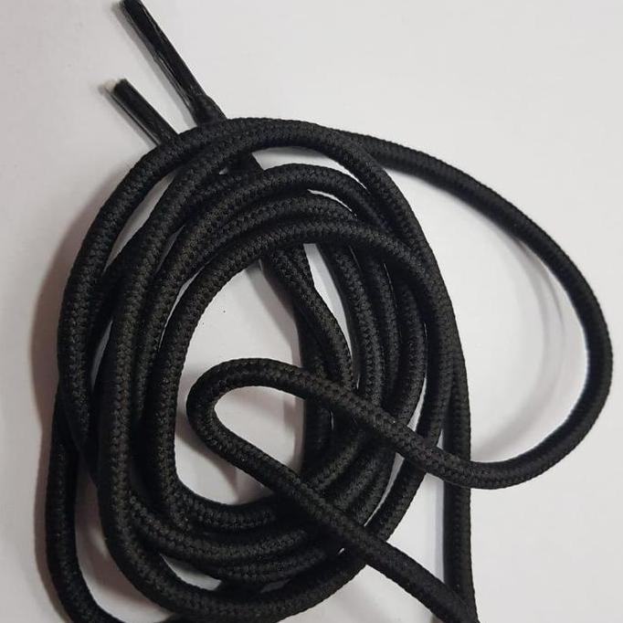 tali sepatu panjang 150cm warna hitam