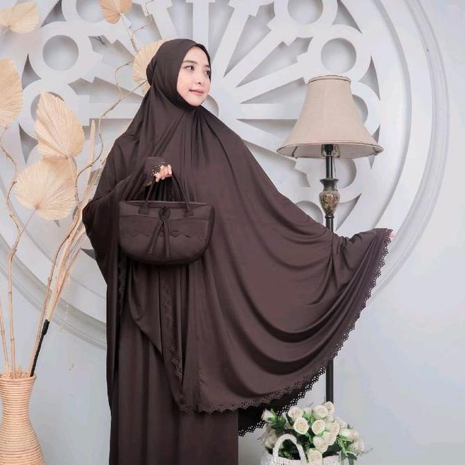 Mukena Jersey Mukena Malay Mukena Dagu Mukena Dewasa jersey Terlaris