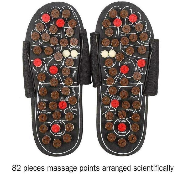 Sandal Kesehatan Pijat Terapi Refleksi Titik Akupuntur Te Kaki Pria Wanita Dewasa Manual VamsLuna