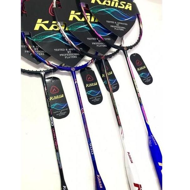 BEBAS ONGKIR - RAKET BADMINTON - RAKET KANSA 800 ULTRA-LIGHT 10U-G5 RINGAN 32 LBS