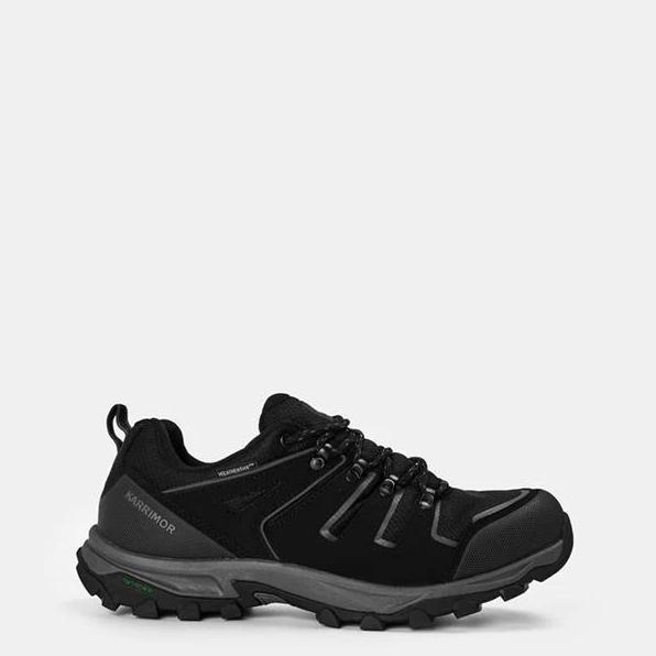 Karrimor Tor Waterproof Men'S Shoes Black Sepatu Gunung Hiking Trekking Traveling Original