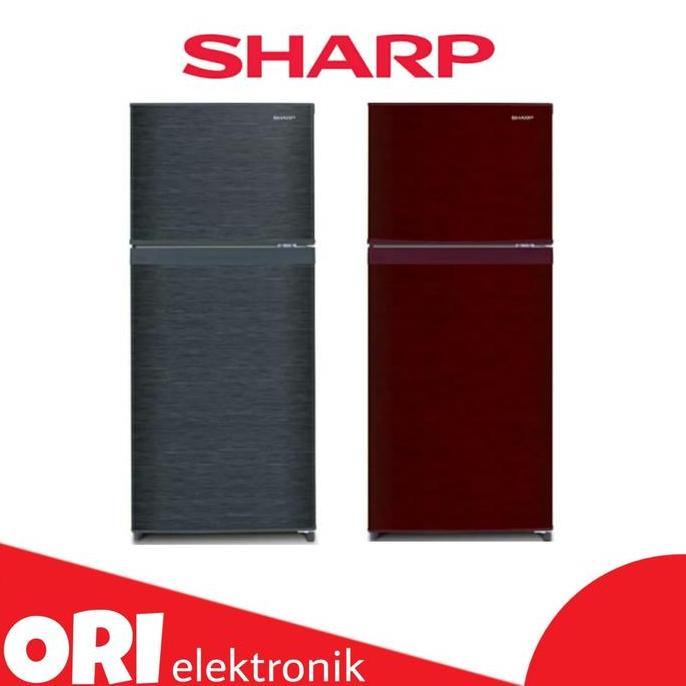 SHARP LEMARI ES PINTU 2 TYPE SJ-195MD SG/SR