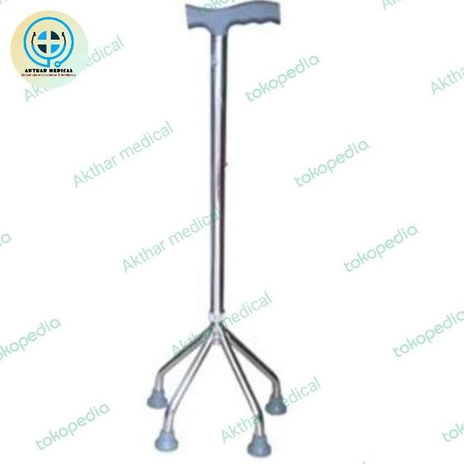 tongkat jalan kaki 4 stainless / tongkat jalan kaki 3 stainless