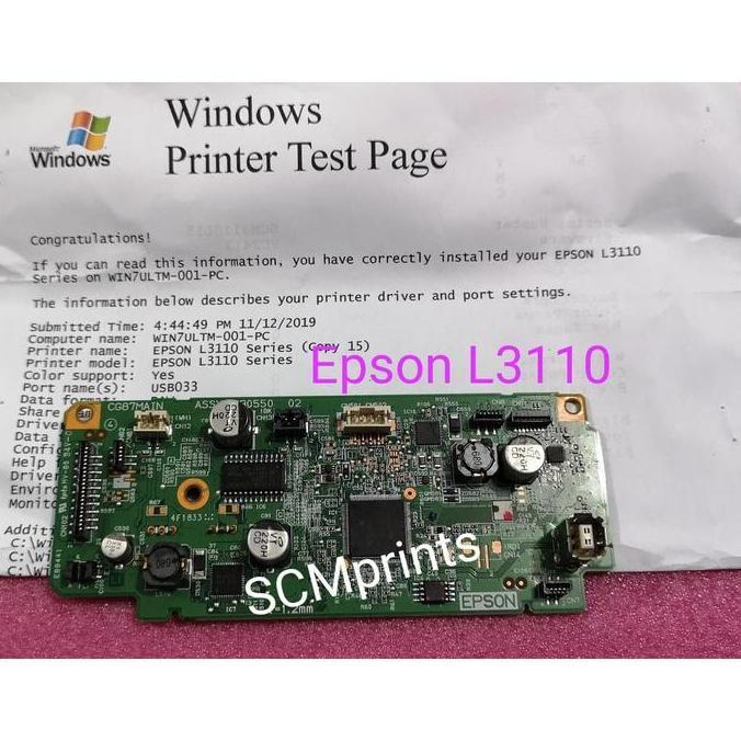 Logic Board Epson L3110 New Original Part Motherboard L-3110 L 3110