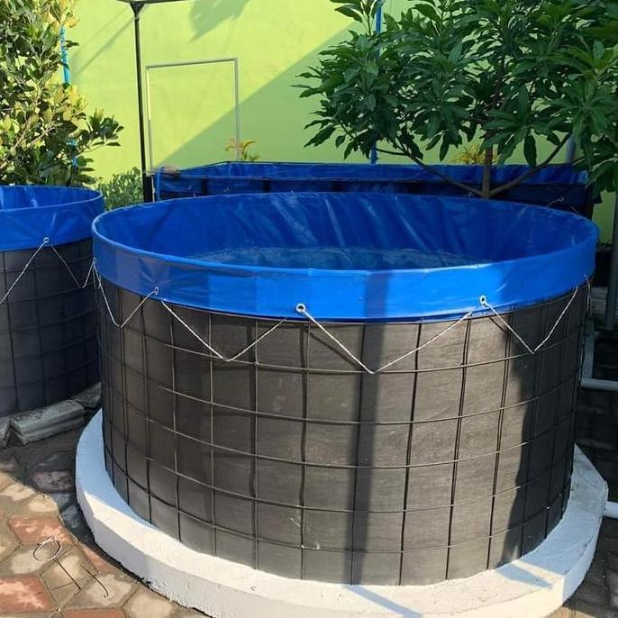 Kolam Terpal Bulat Orchid Diameter 3 Meter | Tinggi 1,2 Meter SHA