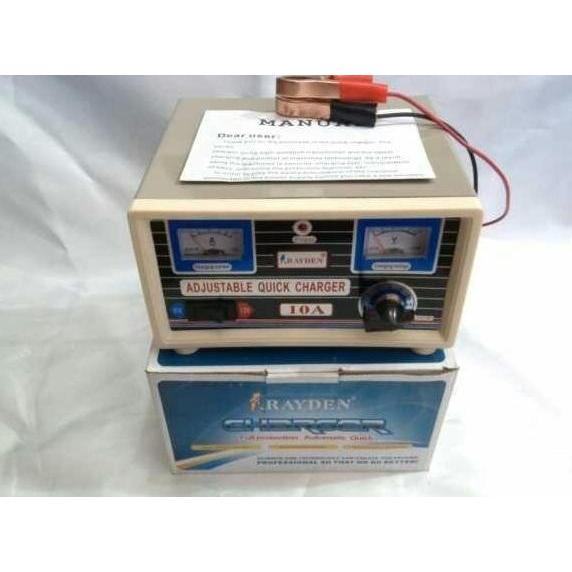 Bnr Rayden Charger Aki 10A , Rayden Accu,Charger Aki Motor/Mobil