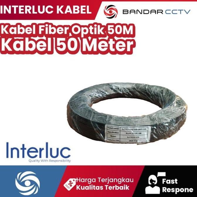 Interluc Precon Kabel FO Fiber Optic 1 Core 3 Selling 1ROLL / Murah / Termurah