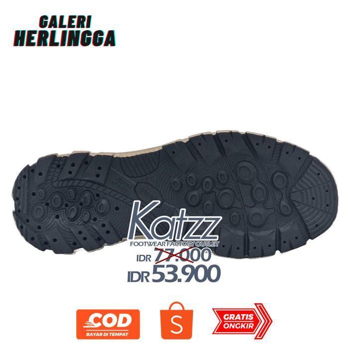 PJ24 Katzz - Sepatu Karet Pria Uk 39 - 44 / Sepatu Pantofel Cocok Untuk Acara Santai / Sepatu Anti S