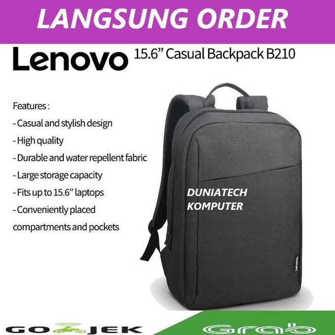 Tas Laptop LENOVO BACKPACK Size 14 - 15.6 inch original 100%BARU