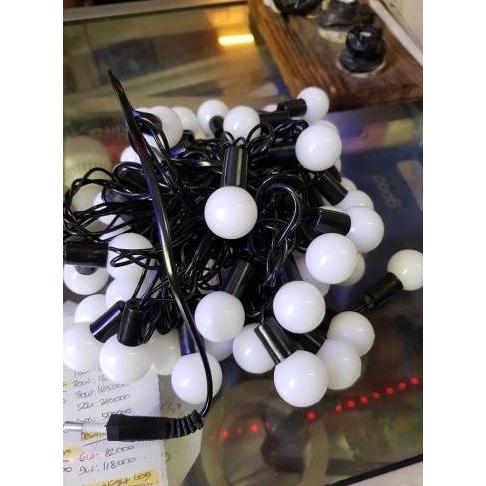 Lampu Natal Bola Gundu - Warna Warni Kedip (kecil) murah