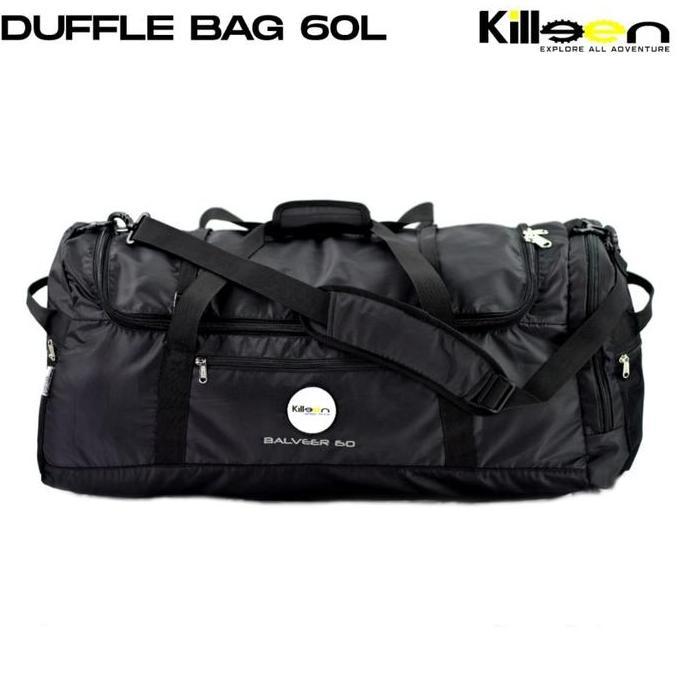 New TAS RANSEL / TAS DUFFLE / TRAVEL BAG KILLEEN BALVEER 30-60 L - DETAIL PADA DESKRIPSI Duffel/Week