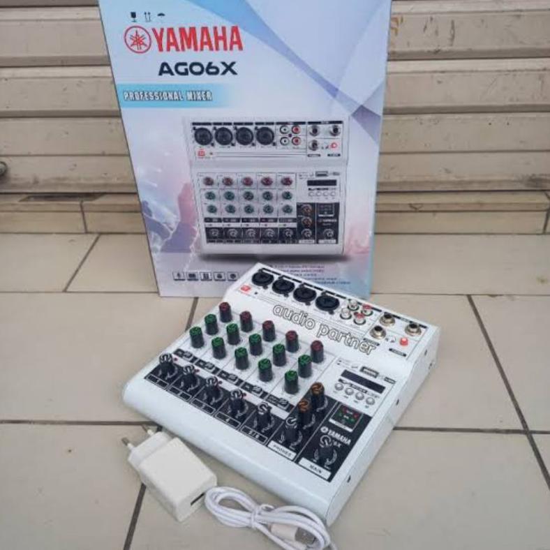 MIXER AUDIO YAMAHA AG06X BLUETOOTH USB MP3 MIXER 6 CHANNEL AG 06 X