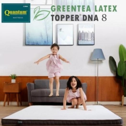 Ready Quantum Topper Mattress Greentea Latex DNA 8cm - 140x200cm