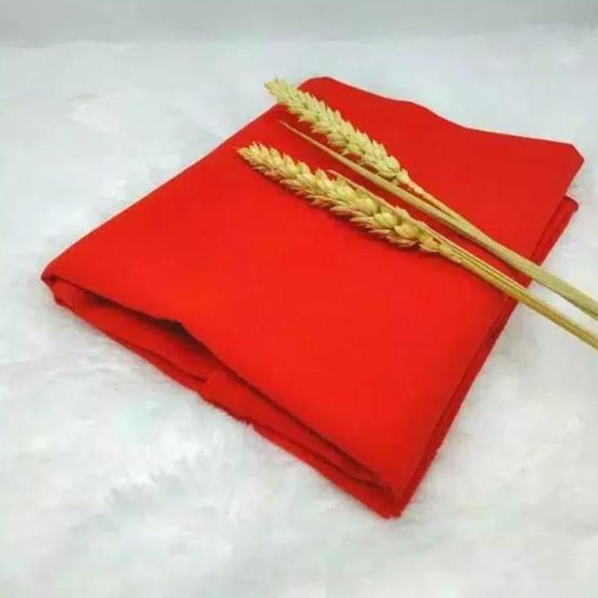 DV94 - Pashmina//syal scarf//selendang//Shawl Polos Armani Exclusive - MERAH