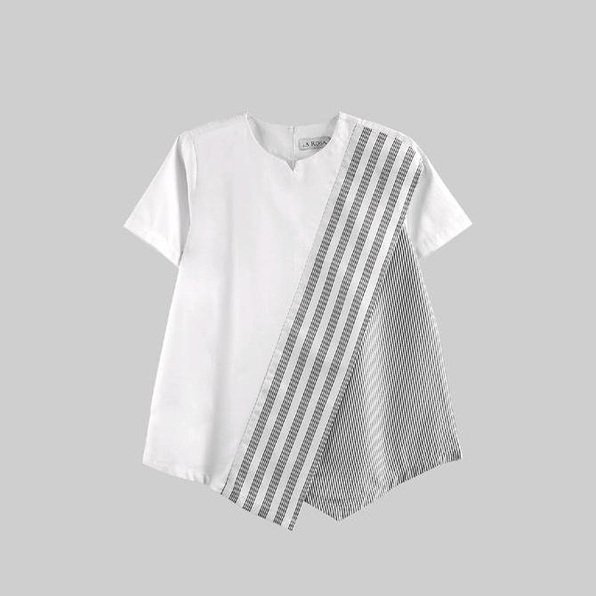 Atasan Batik La Rosa Lengan Pendek murah