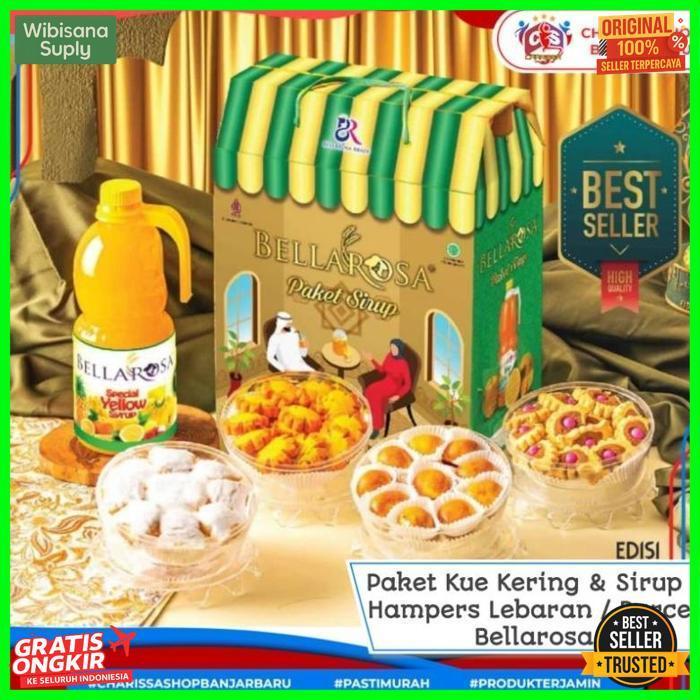 Berkualitas Hampers Natal Murah Unik Lucu Antik - Paket Kue Kering & Sirup Bellarosa Lebaran / Parce