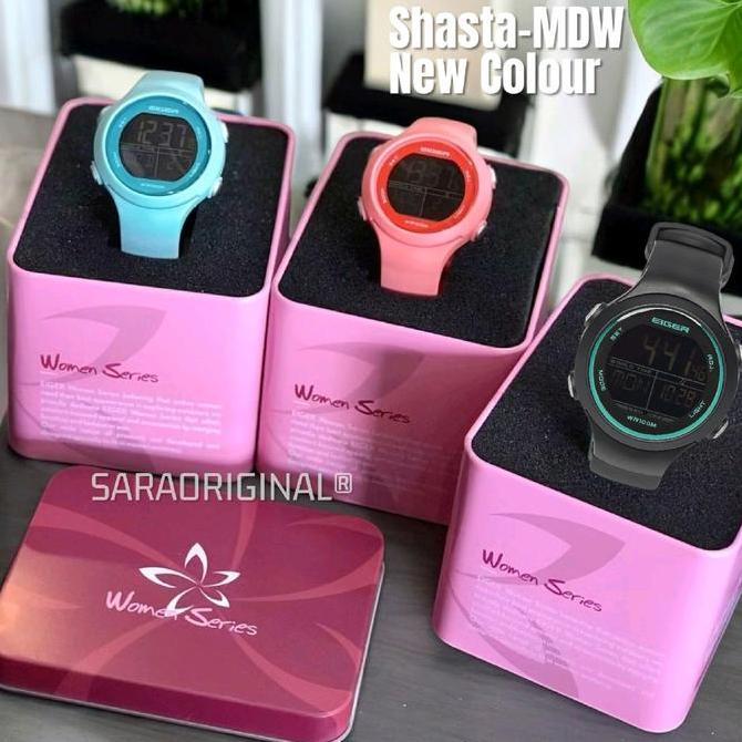 Ready EIGER SHASTA WS-MDW WATCH Jam Tangan Digital Wanita Original
