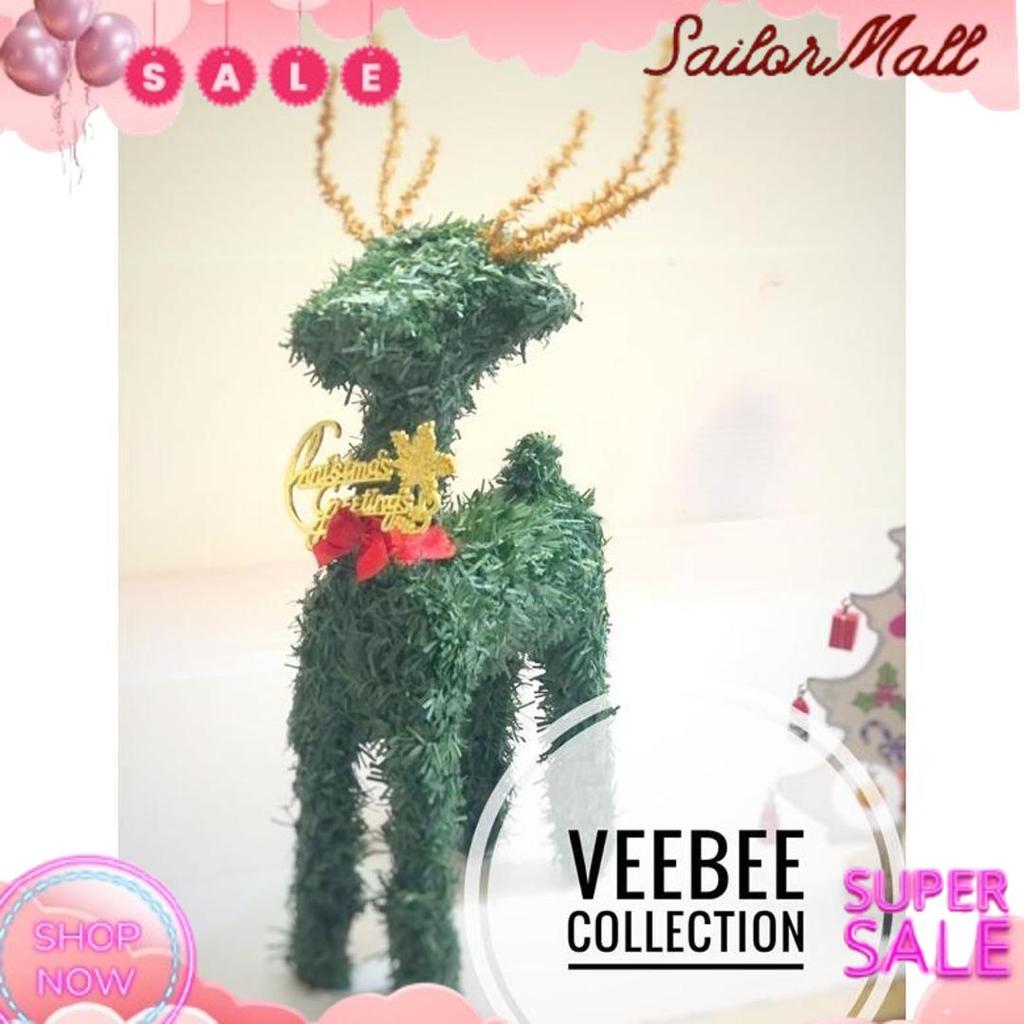 New Hiasan Patung Rusa PVC natal/ hiasan pohon natal rusa/ patung rusa natal pvc