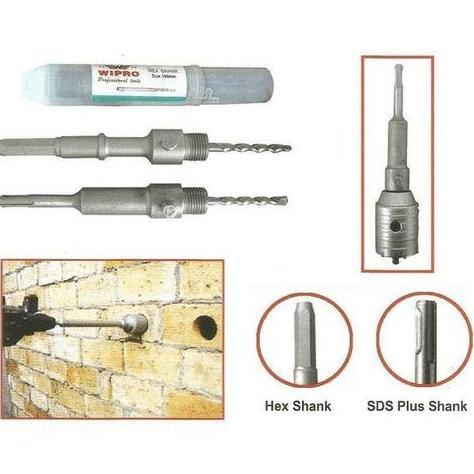 Connecting Hollow Drill Wipro Sds Plus 30cm/Penyambung Mata Bor beton