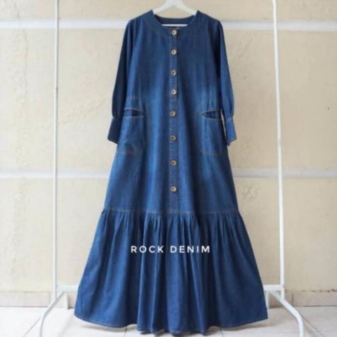Gamis Jeans // Gamis Jeans Terbaru 2024 // Gamis Jeans Jumbo // Gamis Jeans Wanita // Dres Korean St