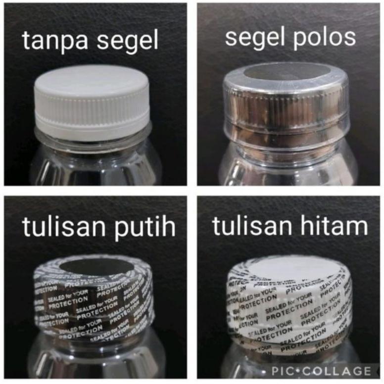 Bisa Cod Plastik Segel Tutup Botol Kale Diameter Tutup Botol 3,5Cm/4Cm Isi50Pcs Plastik Shrink Wrap 