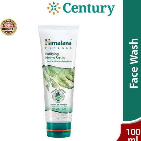 Himalaya Purifying Neem Scrub 100 Ml Scrub Wajah Masker Wajah Ko