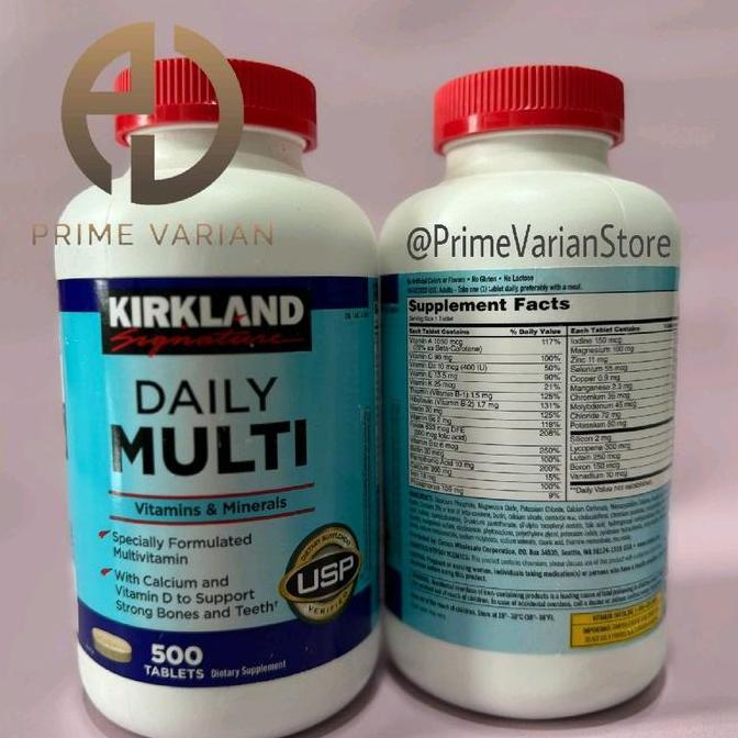 eko_storebookck - Kirkland Signature Daily Multi - Multivitamin 500 Tablet
