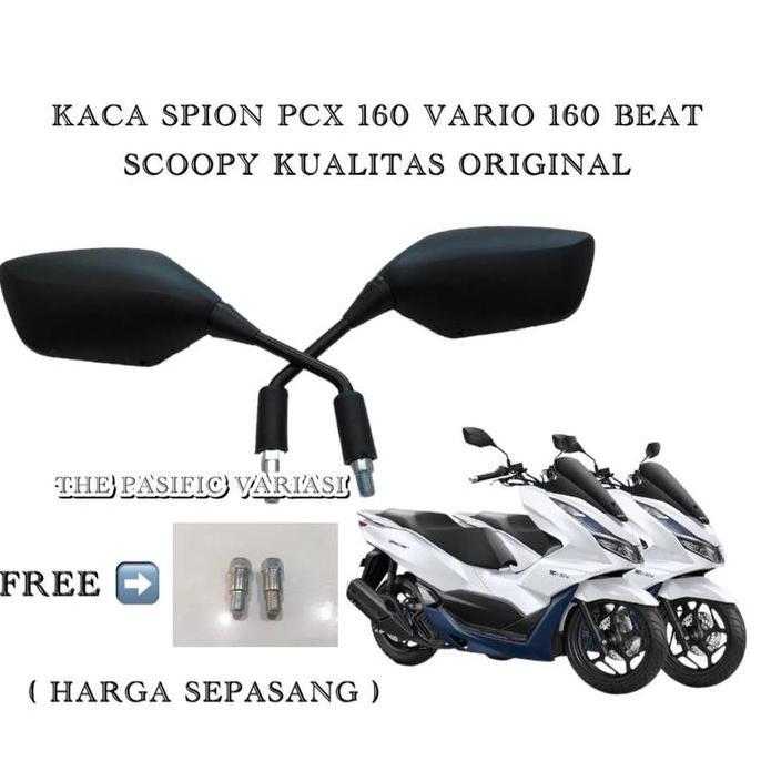Promo Lancar Jaya Variasi - Spion Motor Honda PCX 150 New PCX 160 VARIO 160 Model Standart Kualitas 