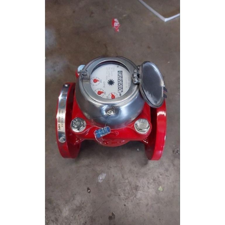 Meteran Air Sewage Meter Watermeter Water Meter Flow Meter Air Limbah Panas 130c DN65 2,5" 2,5 Inch 