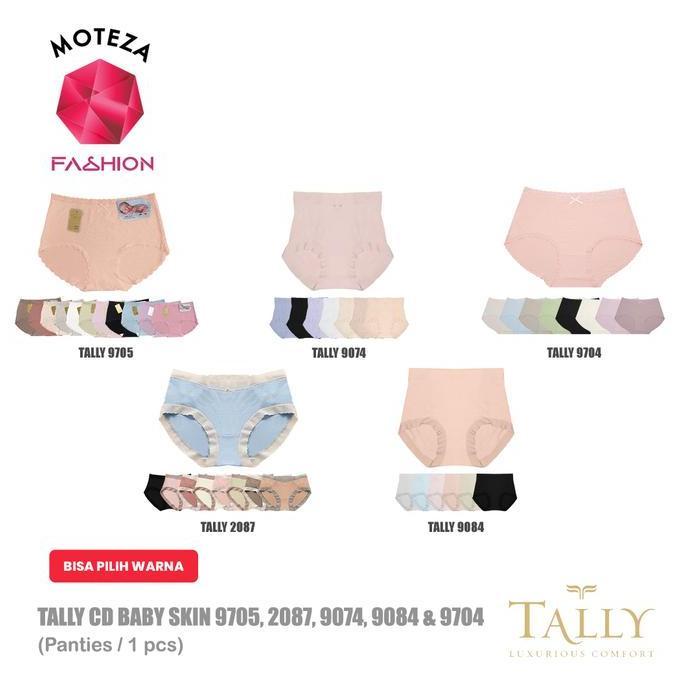 Promo Tally 9705 ; 2087 ; 9074 ; 9084 ; 9704 CD Celana Dalam Wanita Baby Skin - Super Lembut | Free 