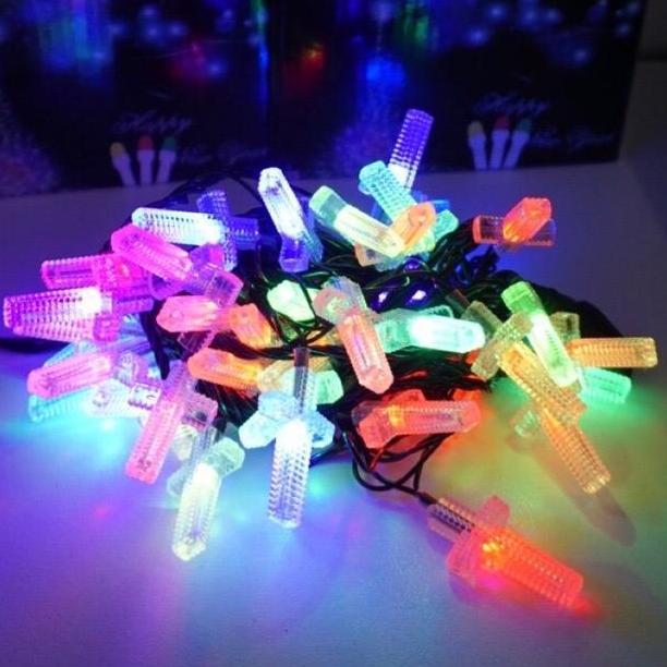 Lampu Hias Natal Salib musik dan non musik