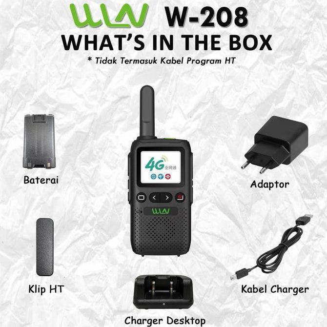 Sale Ht Winlan Wln W-208 / Ht Poc Sim Card / Ht Gsm 4G + Charger Desktop