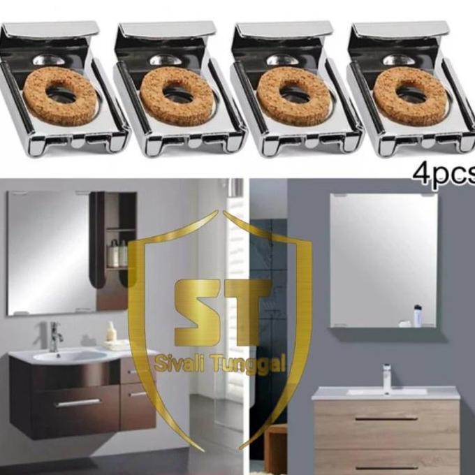 BRACKET/PENJEPIT KACA CERMIN DINDING/PLAT JEPIT KACA CERMIN WESTAFEL