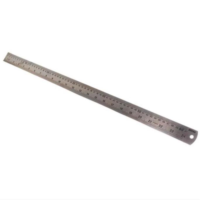 Ready PENGGARIS BESI/MISTAR 60CM