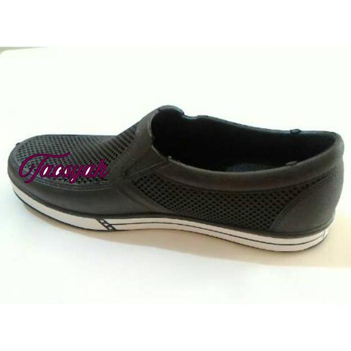 AS25 Nikko 8136 - Sepatu 38-43 Karet Hitam Pria Murah / Sepatu Hitam Laki / Sepatu Waterproff Viral