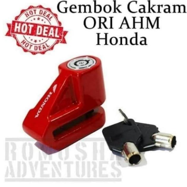 Kunci gembok cakram ori AHM Honda ADV PCX VARIO BEAT