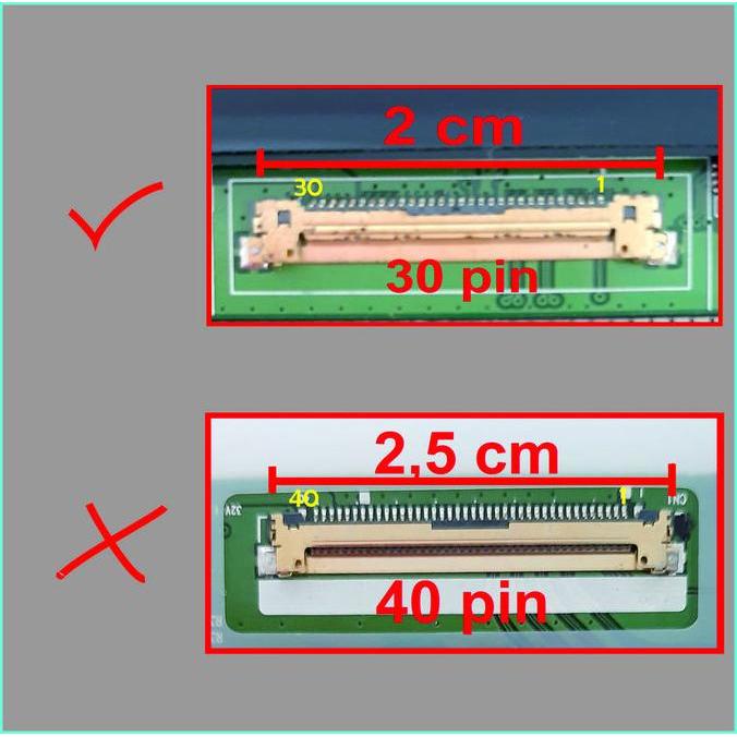 Layar LCD LED Acer Aspire E11 ES1-111 ES1-131 ES1-132